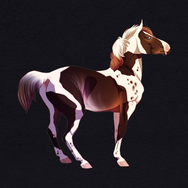 Tobiano Horse by kelseydjpaint